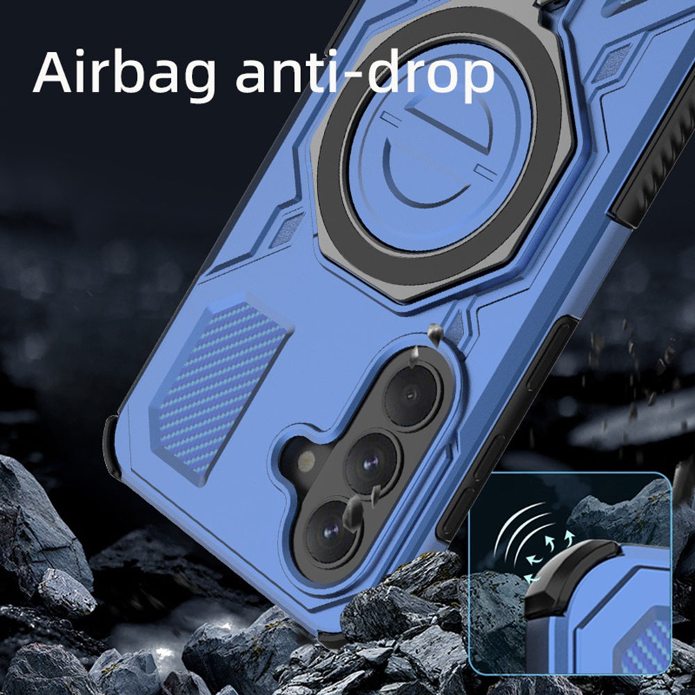 Hülle für Samsung Galaxy A37 5G, Techsuit, Carbon Shield Pro, Schwarz