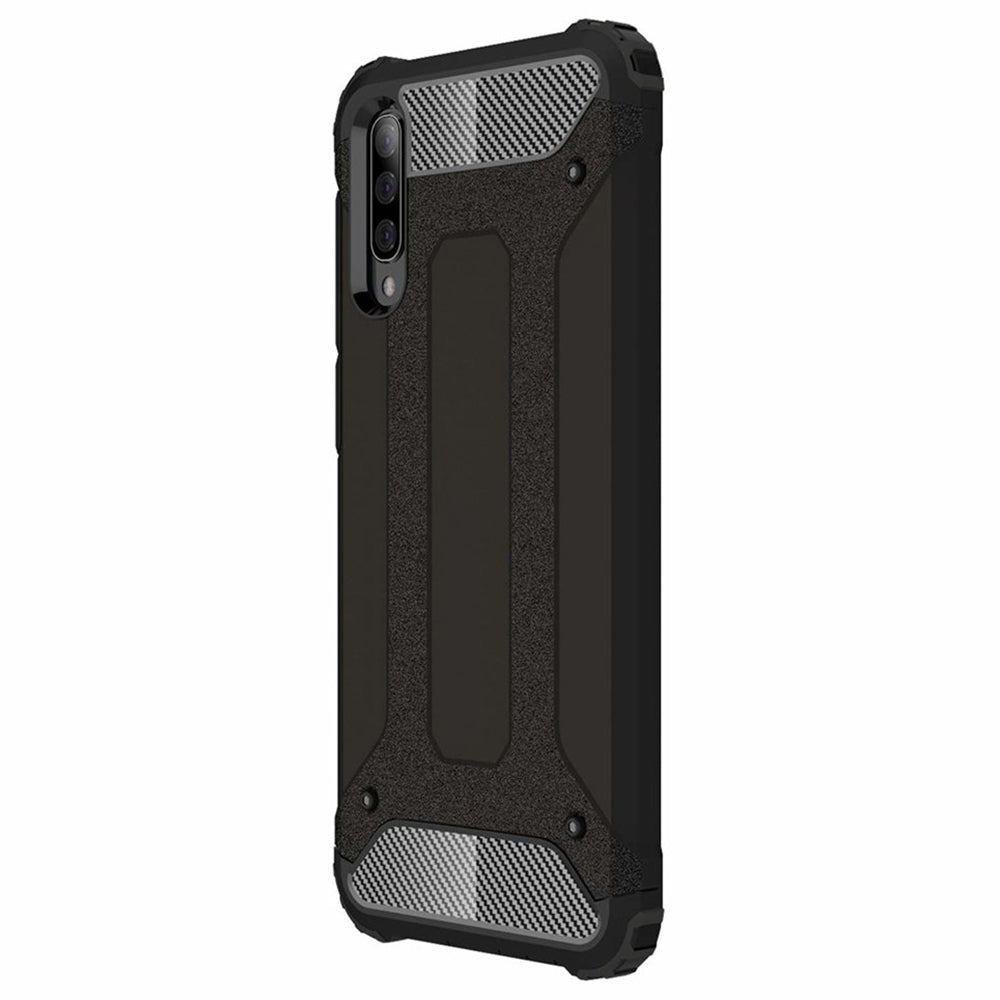 Hülle für Samsung Galaxy A50s A507 / A30s A307 / A50 A505, Techsuit, Hybrid Armor, Schwarz