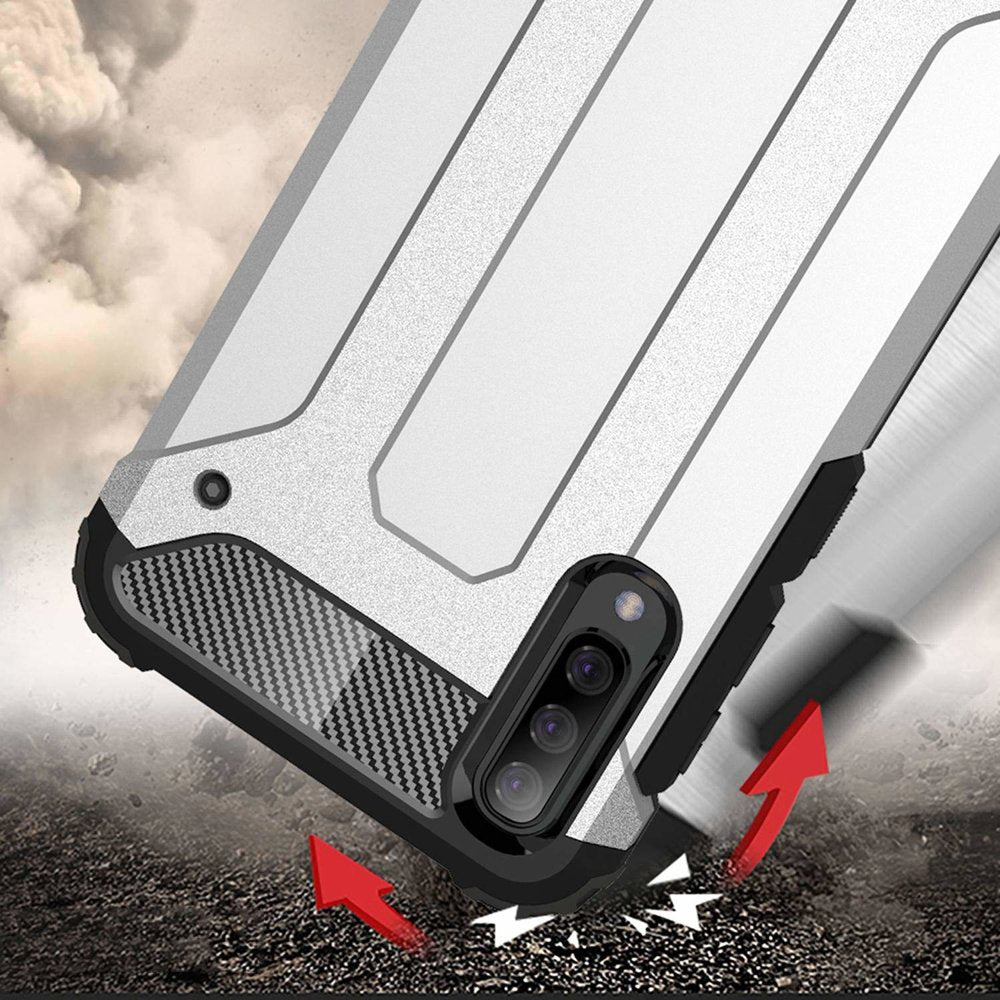 Hülle für Samsung Galaxy A50s A507 / A30s A307 / A50 A505, Techsuit, Hybrid Armor, Schwarz