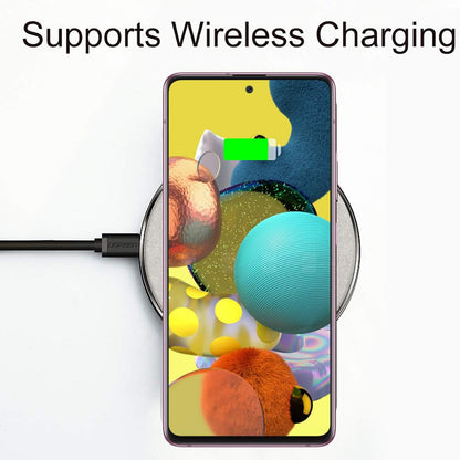Hülle für Samsung Galaxy A51 A515, Techsuit, stoßfest klar, transparent