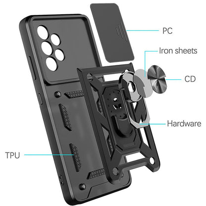 Hülle für Samsung Galaxy A52s 5G A528 / A52 5G A526 / A52 A525, Techsuit, CamShield, Grün