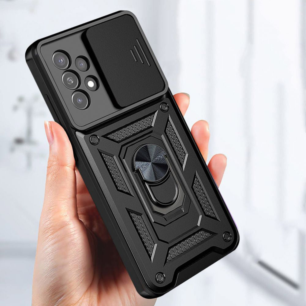 Hülle für Samsung Galaxy A52s 5G A528 / A52 5G A526 / A52 A525, Techsuit, CamShield, Grün
