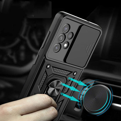 Hülle für Samsung Galaxy A52s 5G A528 / A52 5G A526 / A52 A525, Techsuit, CamShield, Grün