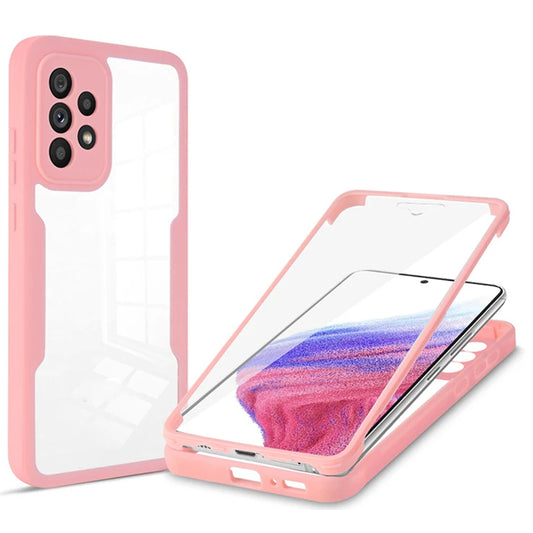Hülle für Samsung Galaxy A53 5G A536, Techsuit, ColorVerse 360, Rosa