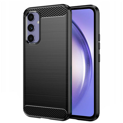Hülle für Samsung Galaxy A54 A546, Techsuit, Carbon, Schwarz