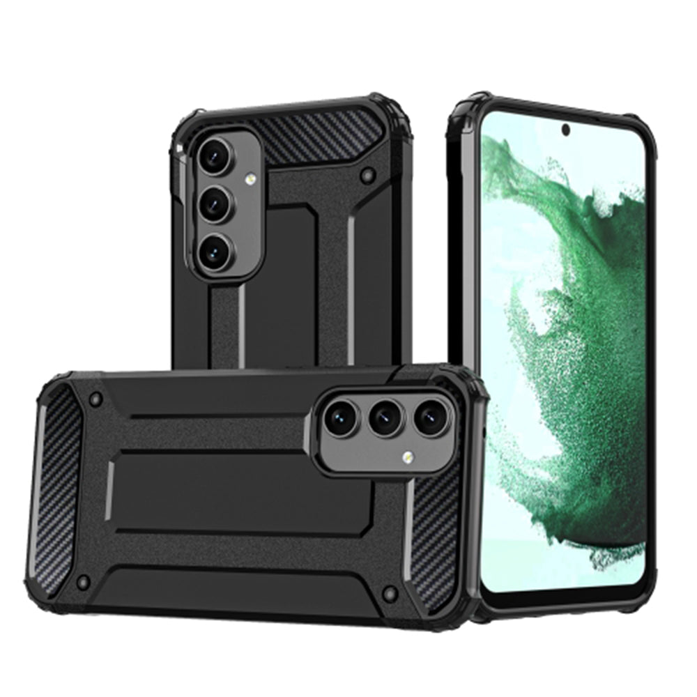 Hülle für Samsung Galaxy A54 A546, Techsuit, Hybrid Armor, Schwarz