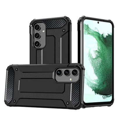 Hülle für Samsung Galaxy A54 A546, Techsuit, Hybrid Armor, Schwarz