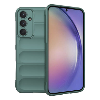 Hülle für Samsung Galaxy A54 A546, Techsuit, Magic Shield, Grün