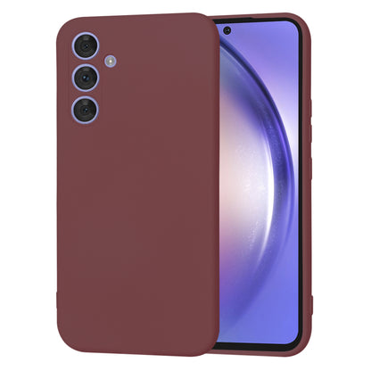 Hülle für Samsung Galaxy A54 A546, Techsuit, SoftFlex, Weinrot