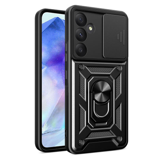 Hülle für Samsung Galaxy A55 5G A556, Techsuit, CamShield, Schwarz