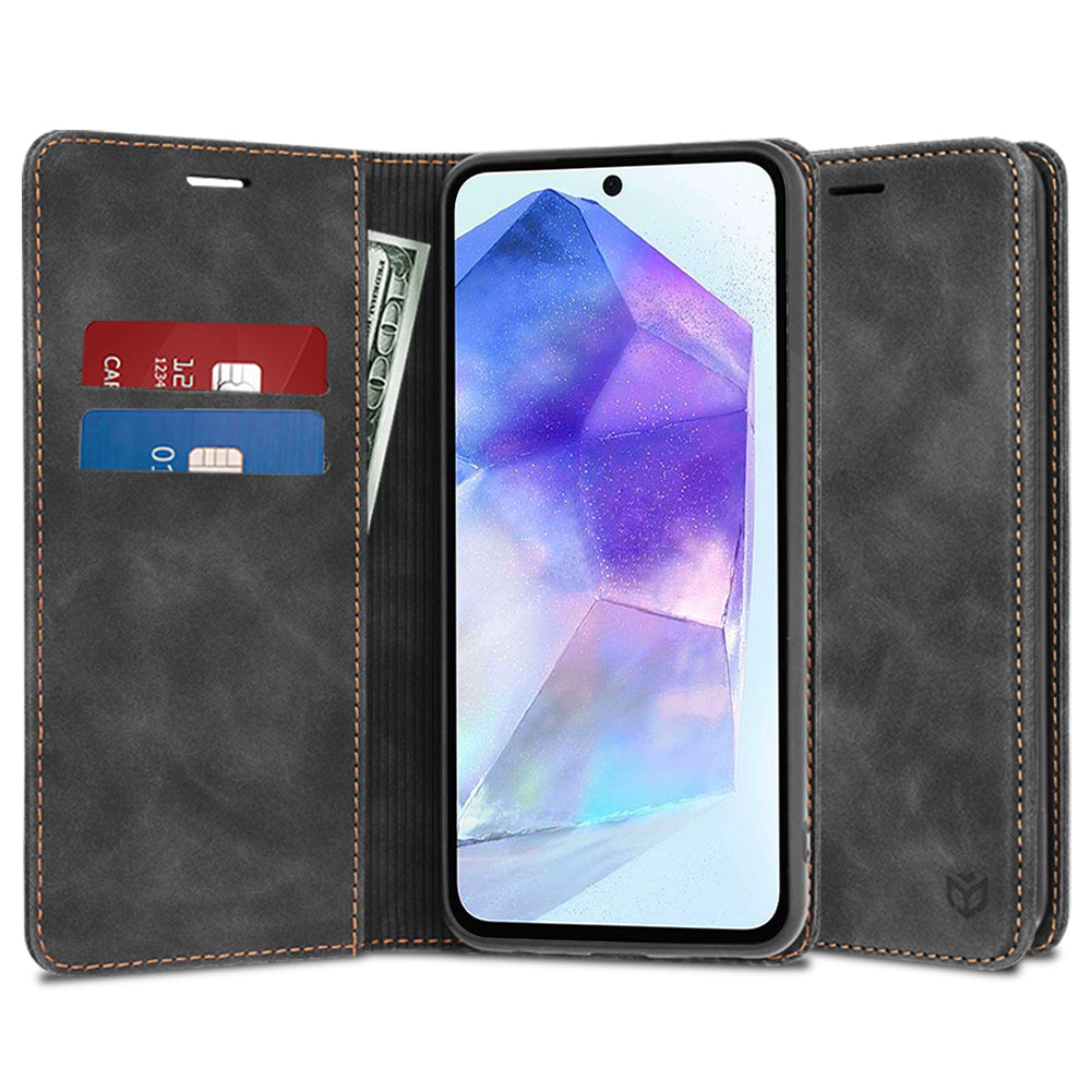 Hülle für Samsung Galaxy A55 5G A556, Techsuit, Confy, Schwarz