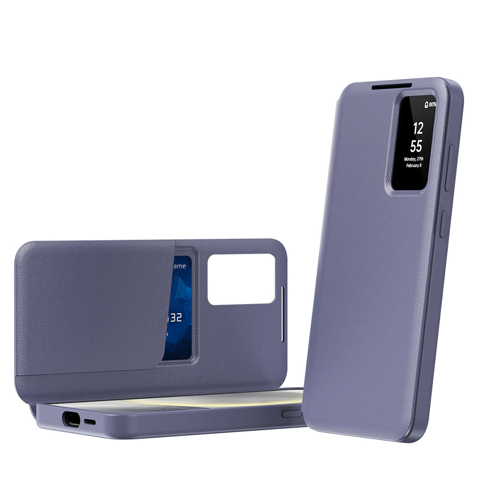 Hülle für Samsung Galaxy A55 5G A556, Techsuit, SmartView, Lila