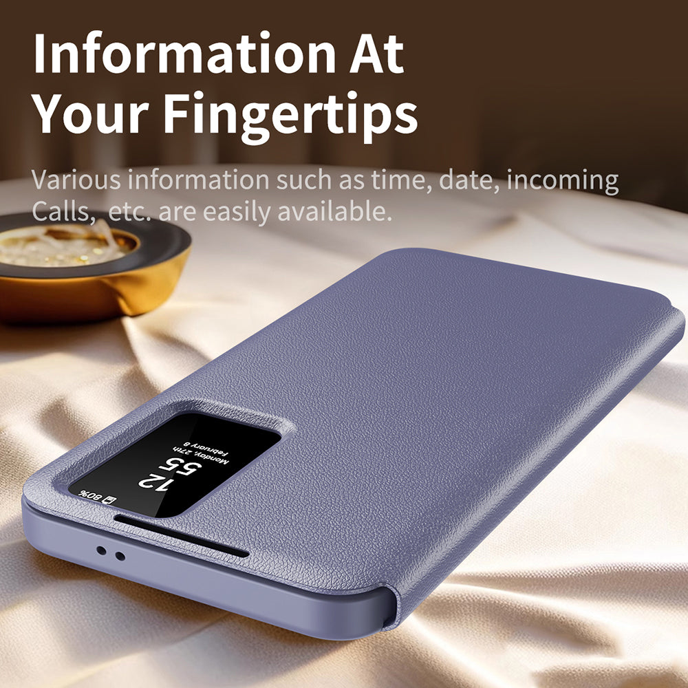 Hülle für Samsung Galaxy A55 5G A556, Techsuit, SmartView, Lila