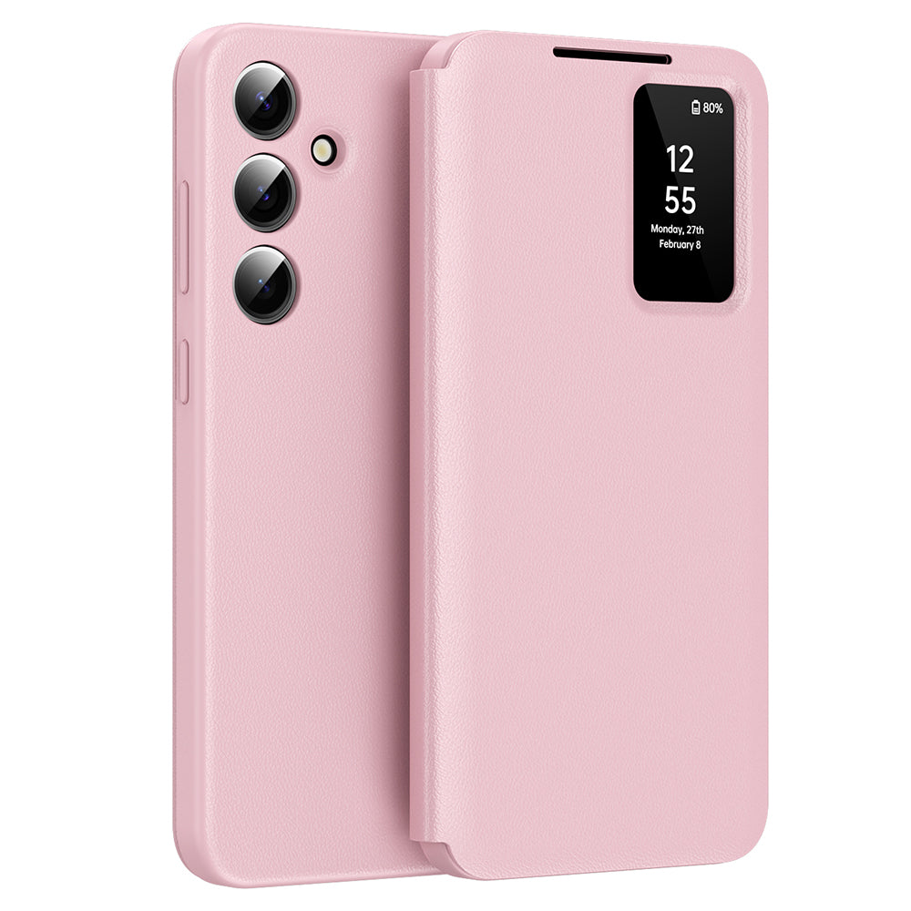 Hülle für Samsung Galaxy A55 5G A556, Techsuit, SmartView, Rosa