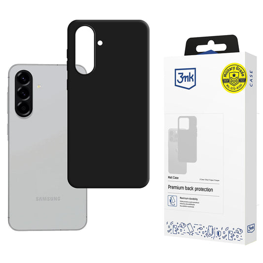 Hülle für Samsung Galaxy A56 A566 / A36 A366, 3MK, Matt Schwarz