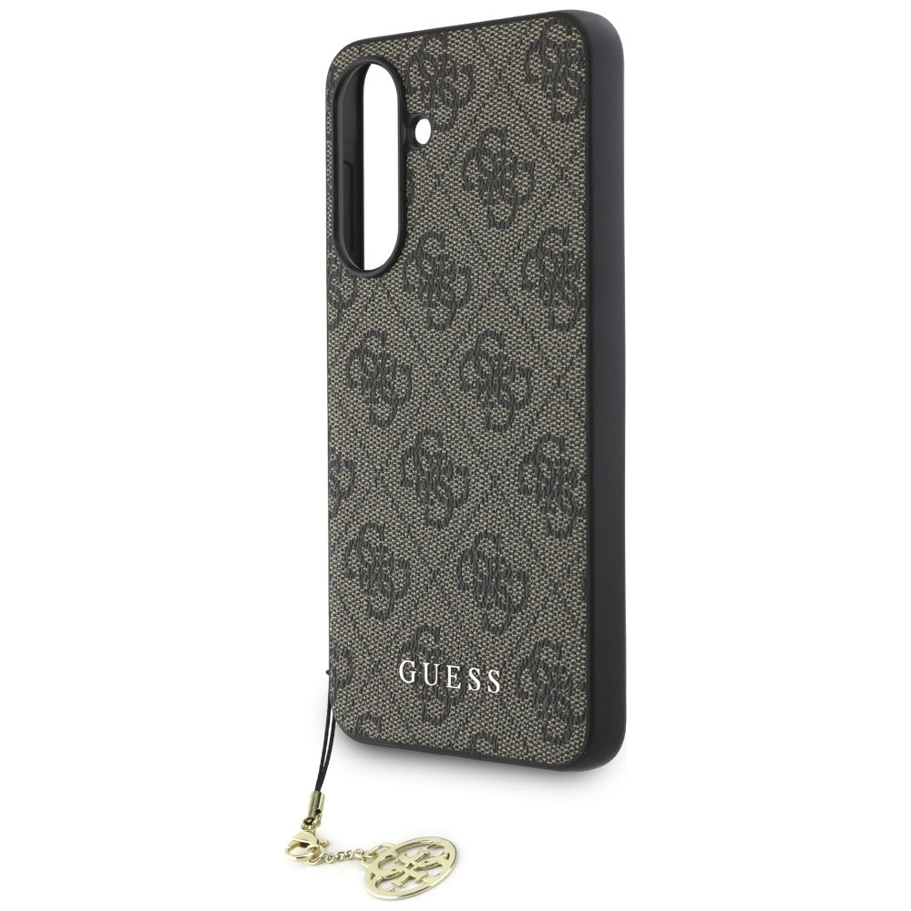 Hülle für Samsung Galaxy A56 A566, Guess, 4G Charm, Braun