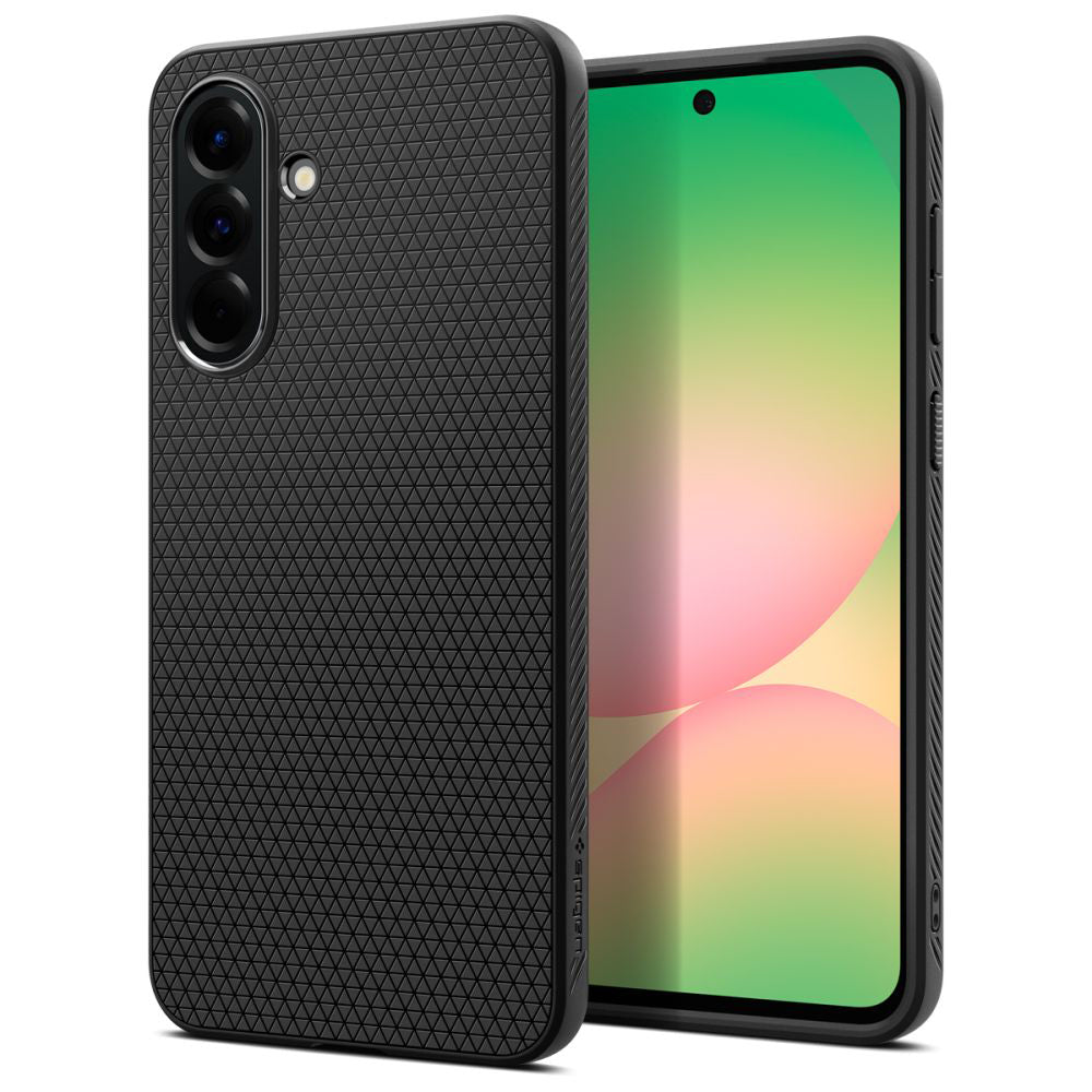 Hülle für Samsung Galaxy A56 A566, Spigen, Liquid Air, Mattschwarz ACS09291