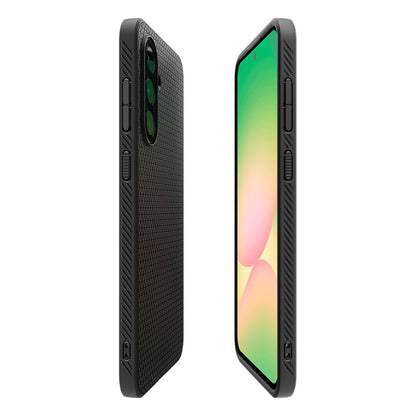 Hülle für Samsung Galaxy A56 A566, Spigen, Liquid Air, Mattschwarz ACS09291
