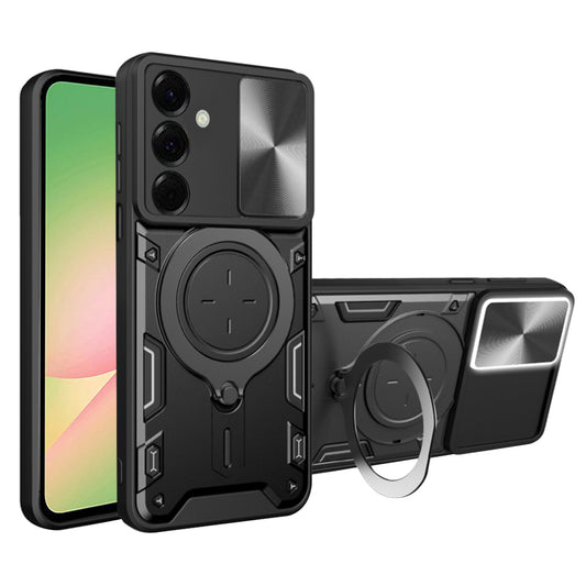 Hülle für Samsung Galaxy A56 A566, Techsuit, CamGuard Pro, Schwarz