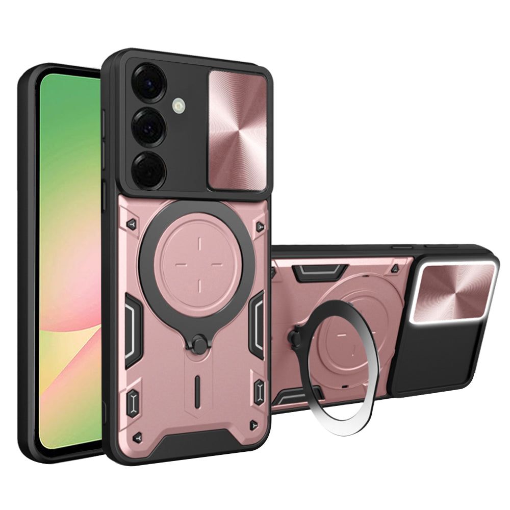 Hülle für Samsung Galaxy A56 A566, Techsuit, CamGuard Pro, Roségold