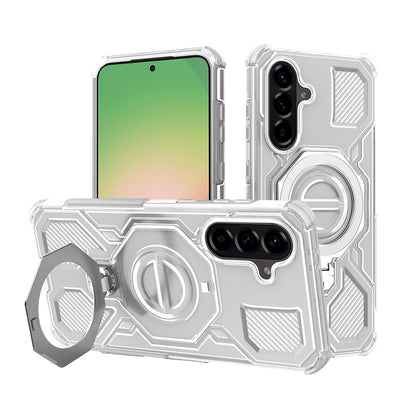 Hülle für Samsung Galaxy A56 A566, Techsuit, Carbon Shield Pro, Weiß