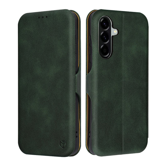 Case for Samsung Galaxy A56 A566, Techsuit, Safe Wallet Plus, Green