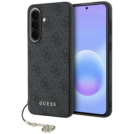 Hülle für Samsung Galaxy A57 5G, Guess, 4G Classic Logo Charm, Schwarz