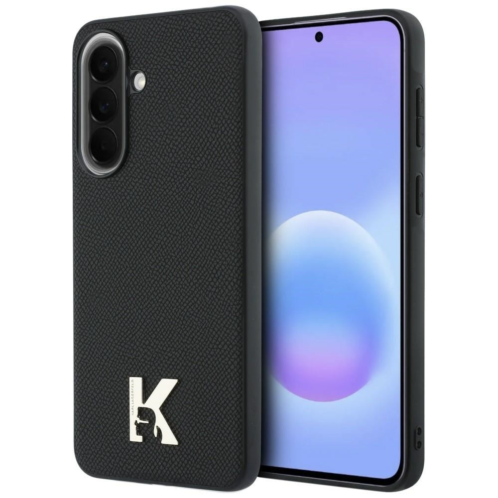 Hülle für Samsung Galaxy A57 5G, Karl Lagerfeld, Karl Head Logo, Schwarz