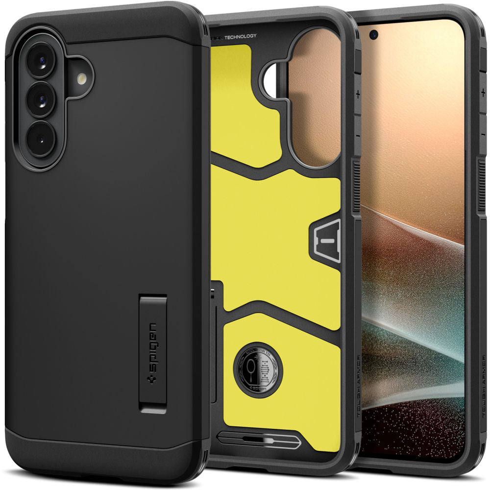 Hülle für Samsung Galaxy A57 5G, Spigen, Tough Armor, Schwarz ACS11125