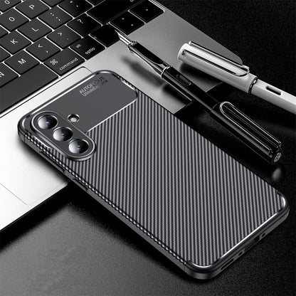 Hülle für Samsung Galaxy A57 5G, Techsuit, CarbonFiber, Schwarz