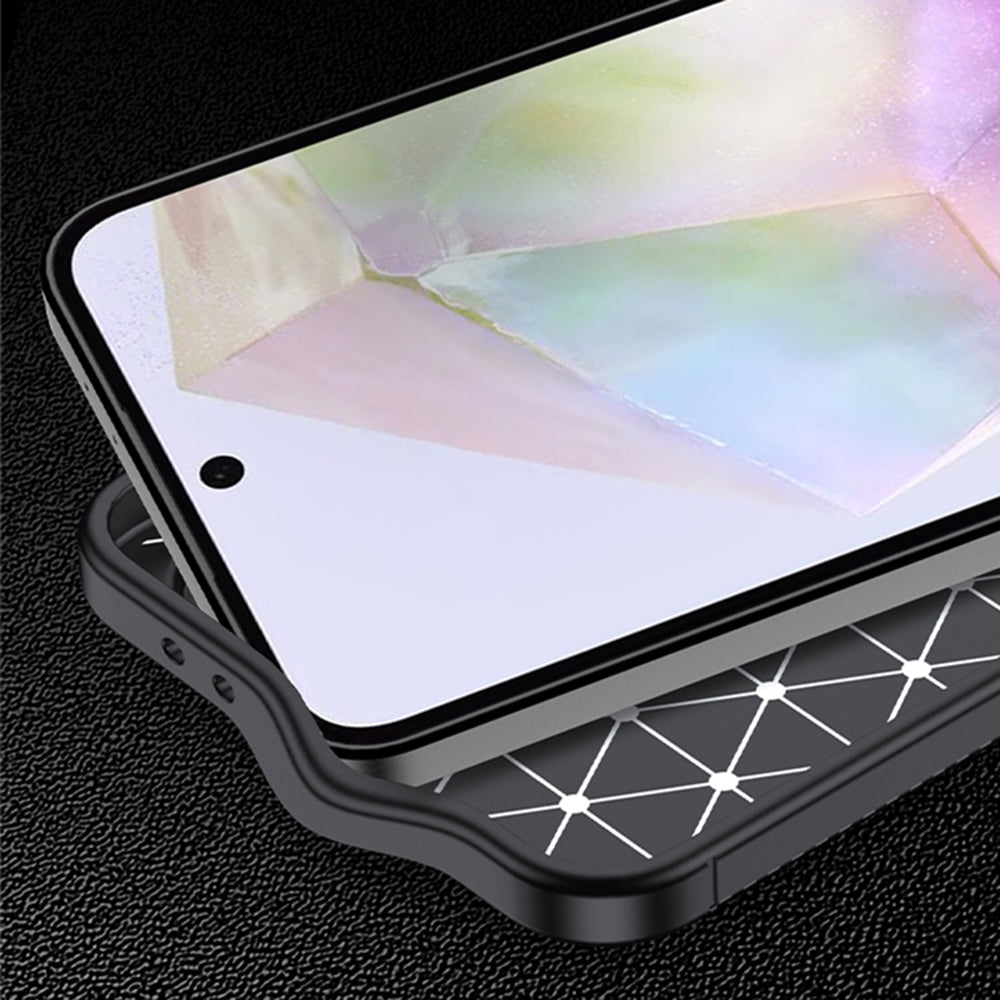 Hülle für Samsung Galaxy A57 5G, Techsuit, CarbonFiber, Schwarz