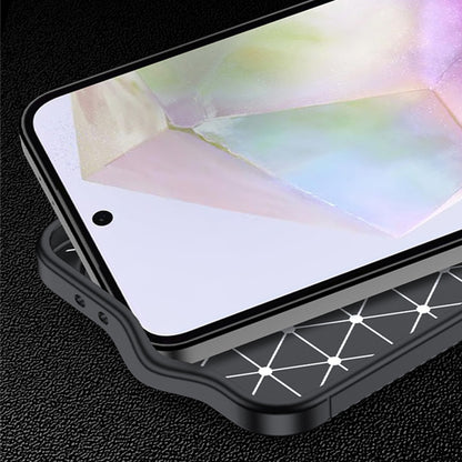 Hülle für Samsung Galaxy A57 5G, Techsuit, CarbonFiber, Schwarz