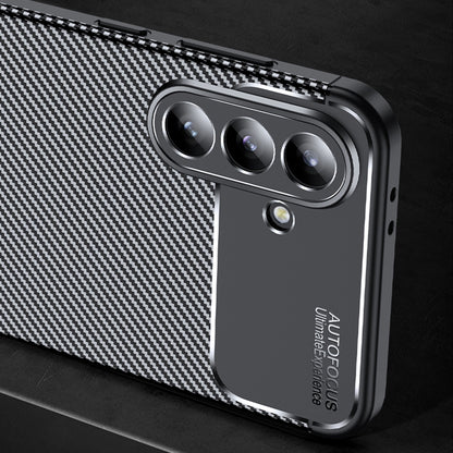 Hülle für Samsung Galaxy A57 5G, Techsuit, CarbonFiber, Schwarz