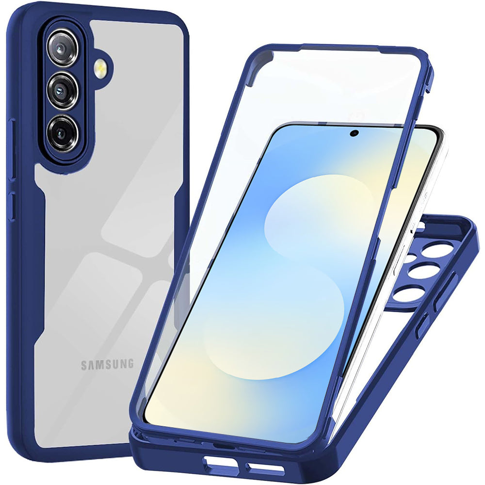 Case for Samsung Galaxy A57 5G, Techsuit, ColorVerse 360, Blue