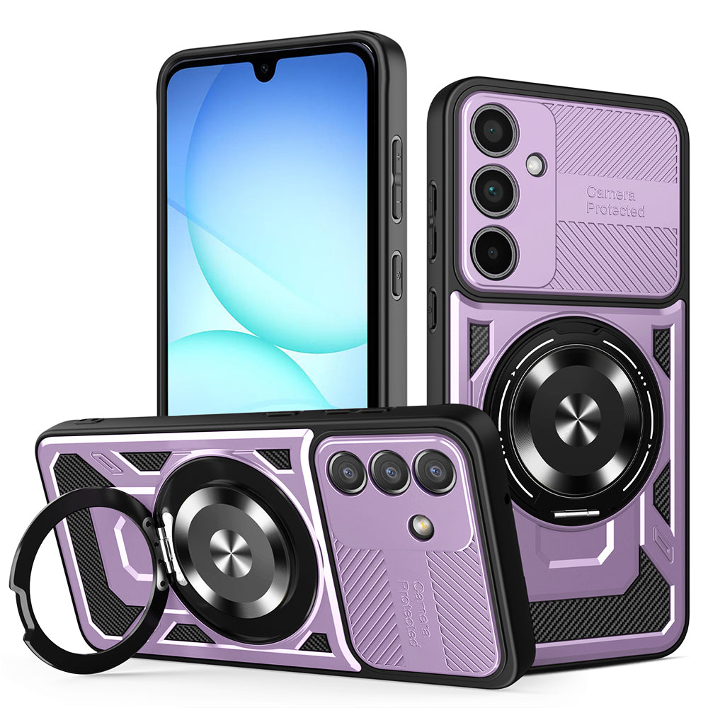 Hülle für Samsung Galaxy A57 5G, Techsuit, RuggedCam, Lila