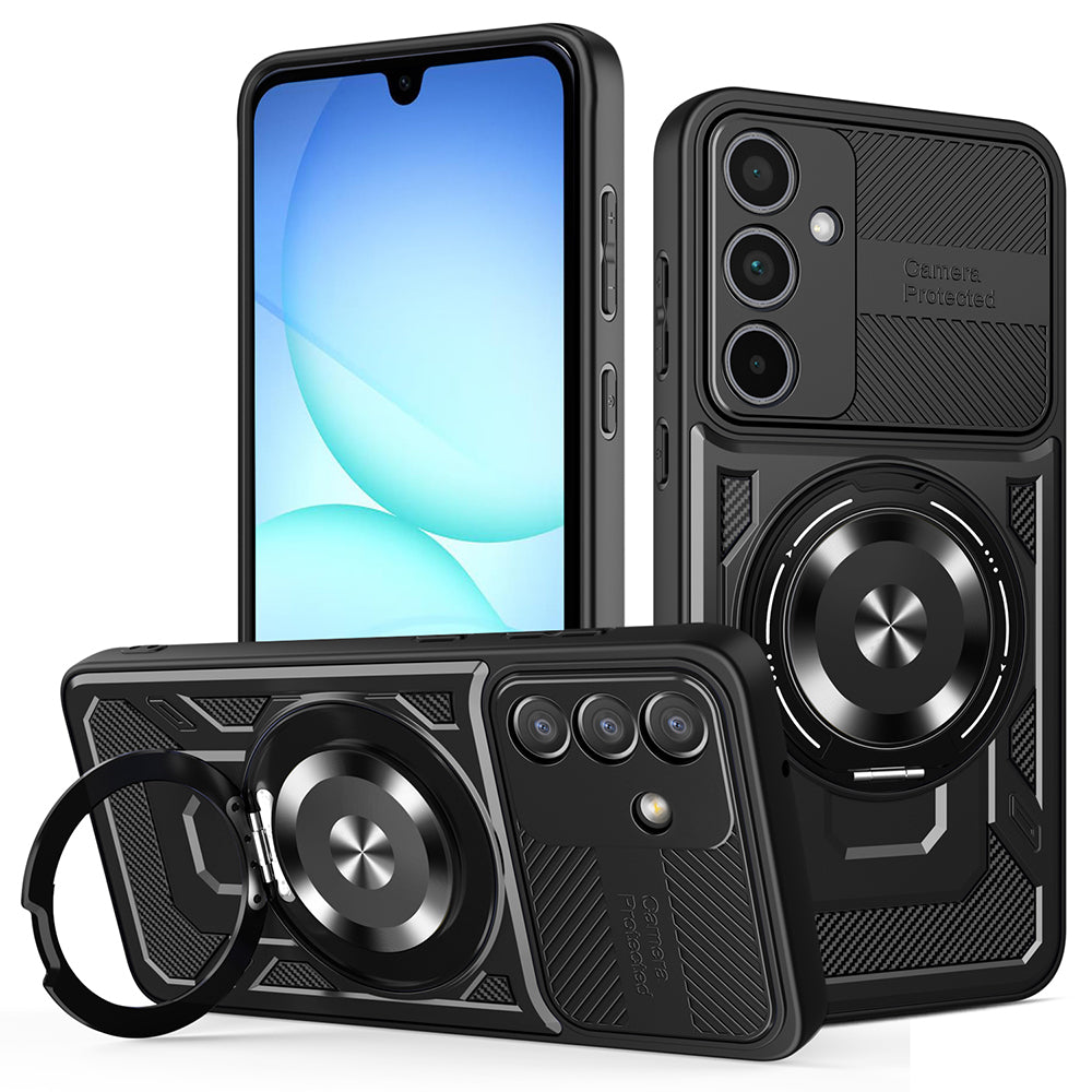 Hülle für Samsung Galaxy A57 5G, Techsuit, RuggedCam, Schwarz