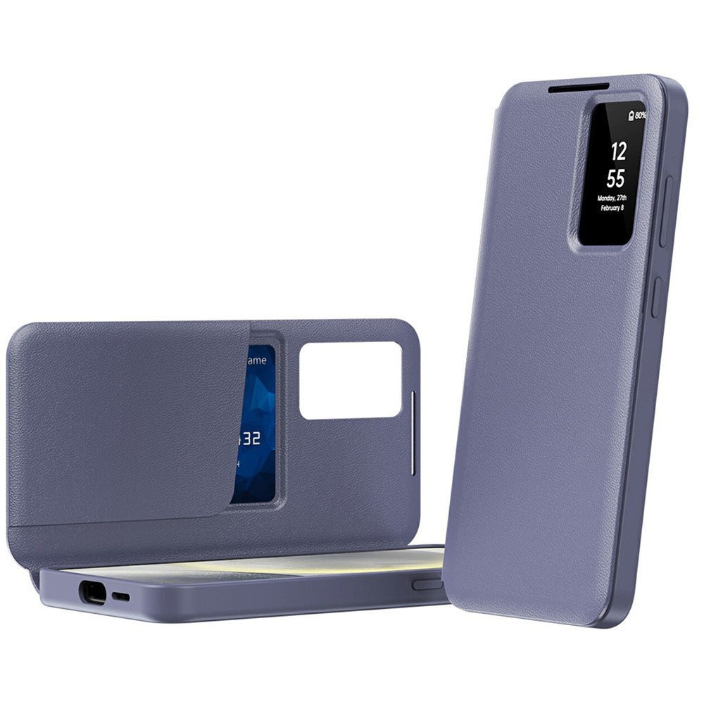 Hülle für Samsung Galaxy A57 5G, Techsuit, SmartView, Lila