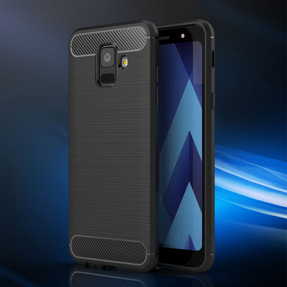 Case for Samsung Galaxy A6 (2018) A600, Techsuit, Carbon, Black