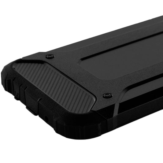 Hülle für Samsung Galaxy J5 J500, Techsuit, Hybrid Armor, Schwarz