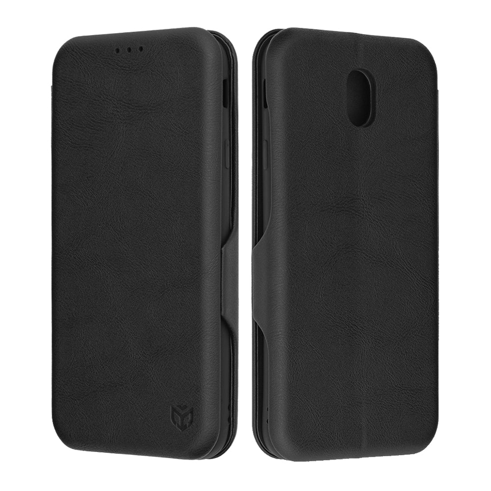 Hülle für Samsung Galaxy J7 (2017) J730, Techsuit, Safe Wallet Plus, Schwarz