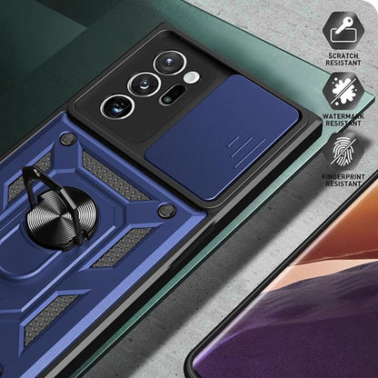 Hülle für Samsung Galaxy Note 20 5G N981 / Note 20 N980, Techsuit, CamShield, Schwarz