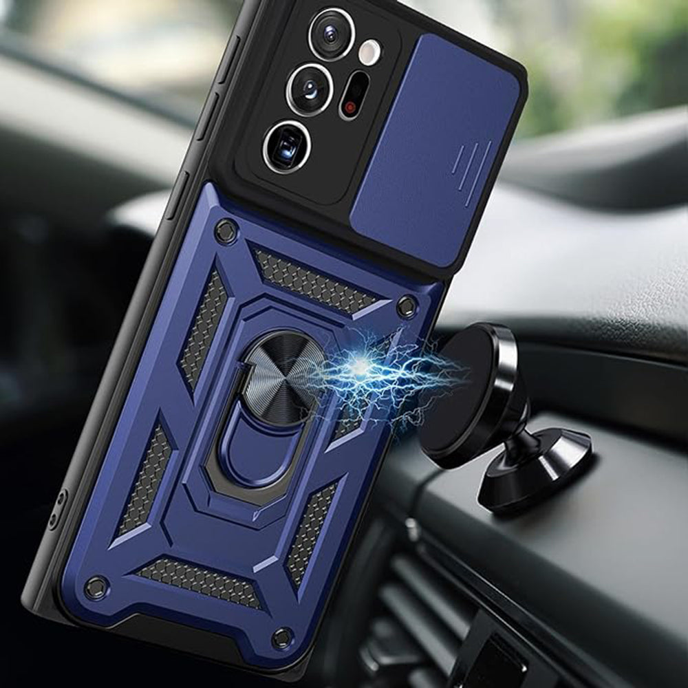 Hülle für Samsung Galaxy Note 20 5G N981 / Note 20 N980, Techsuit, CamShield, Schwarz