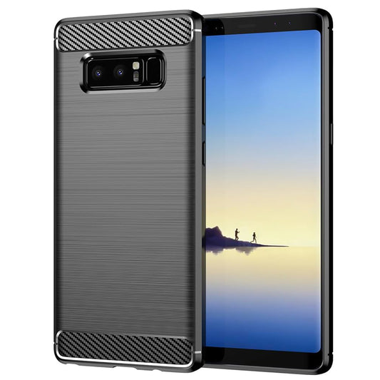 Hülle für Samsung Galaxy Note 8 N950, Techsuit, Carbon, Schwarz