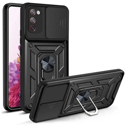 Hülle für Samsung Galaxy S20 FE 2022 G781 / S20 FE 5G G781 / S20 FE G780, Techsuit, CamShield, Schwarz