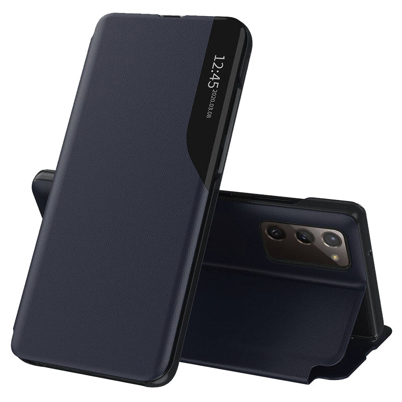 Hülle für Samsung Galaxy S20 FE 2022 G781 / S20 FE 5G G781 / S20 FE G780, Techsuit, eFold, Dunkelblau