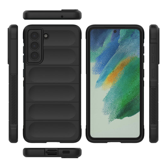 Hülle für Samsung Galaxy S21 FE 5G G990, Techsuit, Magic Shield, Schwarz