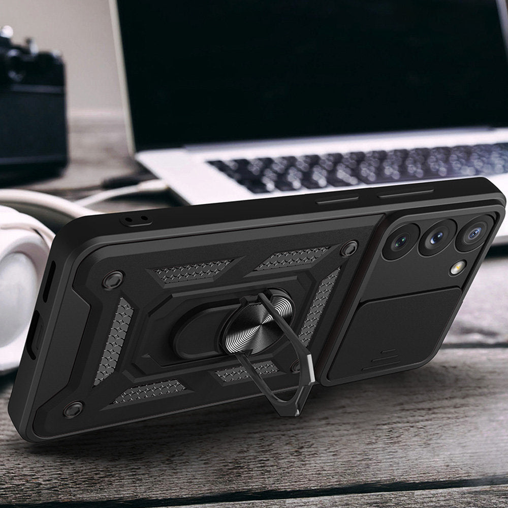 Case for Samsung Galaxy S21 Ultra 5G G998, Techsuit, CamShield, Black