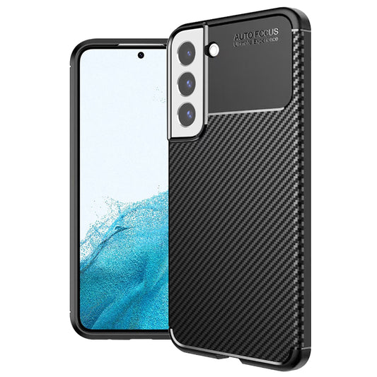 Hülle für Samsung Galaxy S22 5G S901, Techsuit, CarbonFiber, Schwarz