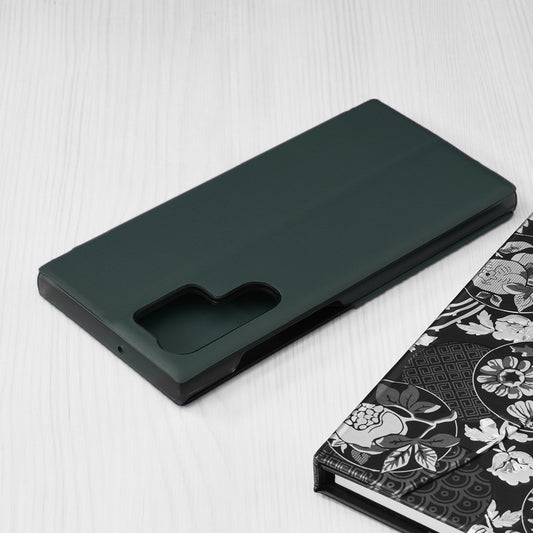 Hülle für Samsung Galaxy S22 Ultra 5G S908, Techsuit, eFold, Grün