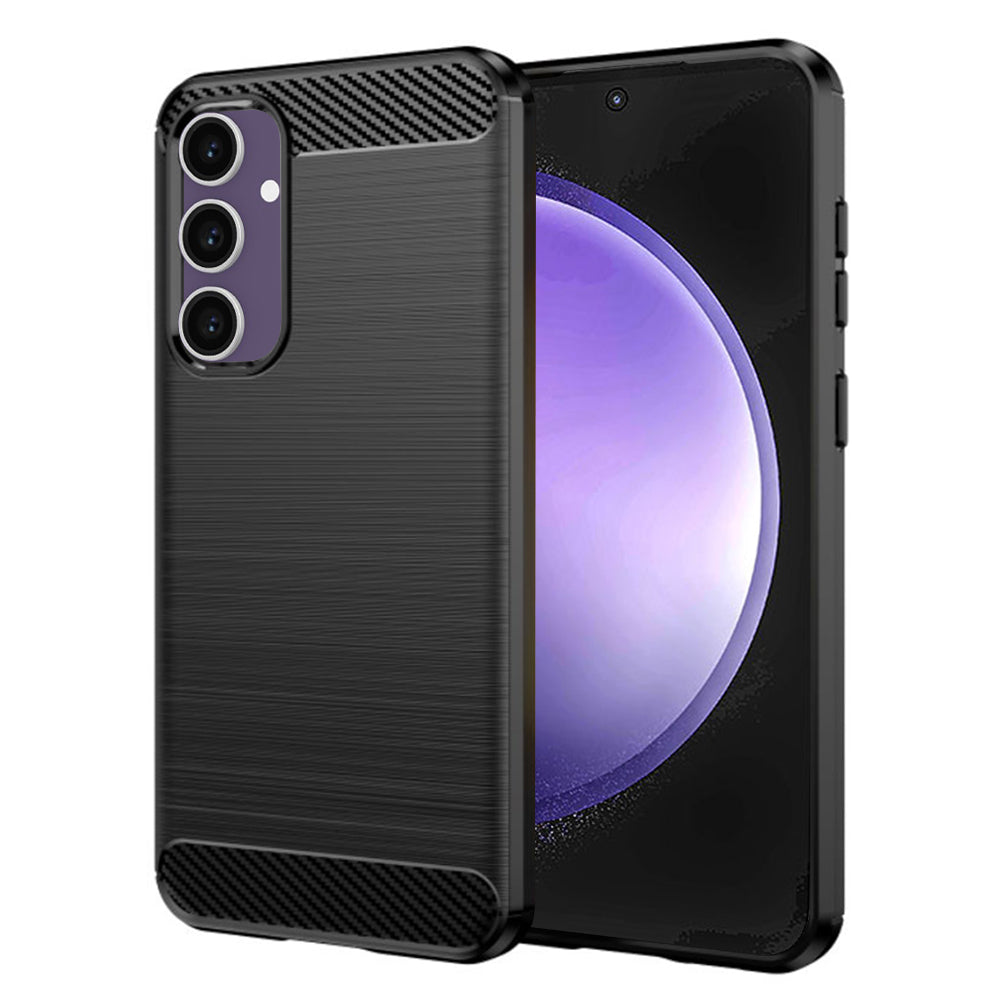 Case for Samsung Galaxy S23 FE S711, Techsuit, Carbon, Black